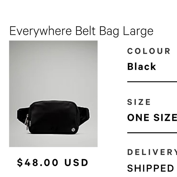 Lululemon Everywhere Belt Bag Large - Picture 3 of 3